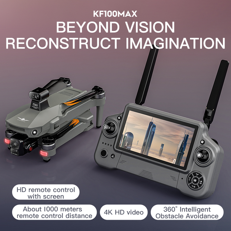 KF100 MAX GPS Drone 4K Camera  - Drone Gimbal 3 Axis ulasan dan harga