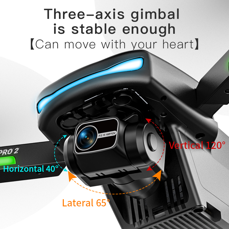 N800 PRO 2 GPS Drone Professio - Drone Gimbal 2 Axis ulasan dan harga