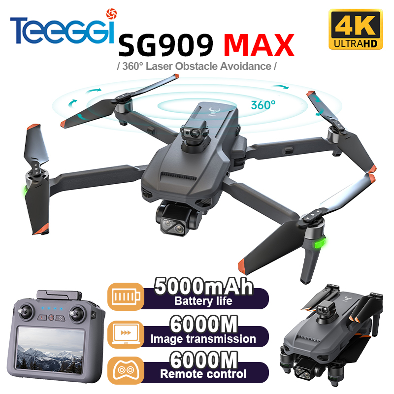 Teeggi SG909 MAX GPS Drone Wit - Drone Gimbal 3 Axis ulasan dan harga