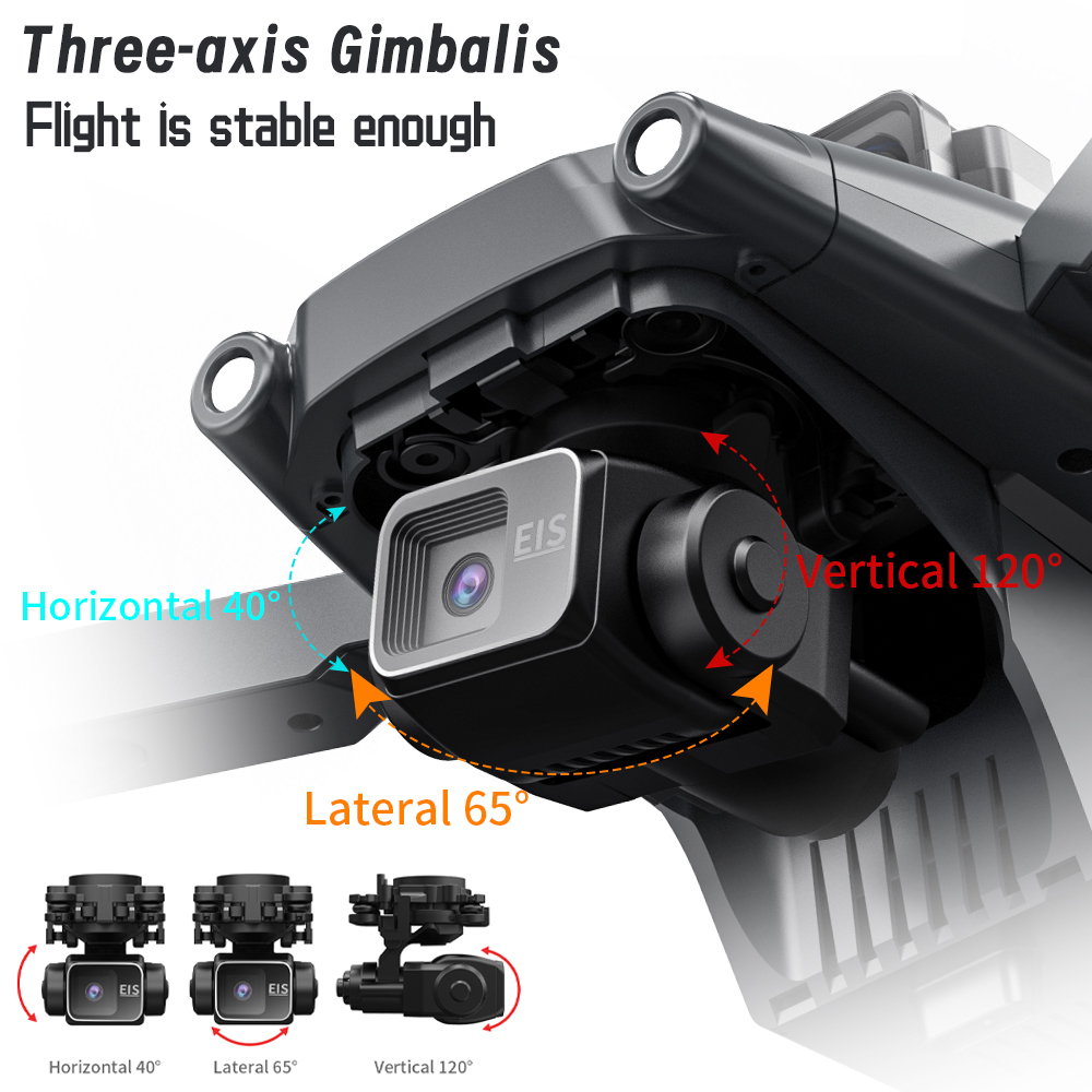 L600 Pro MAX /L600 PRO Drone 4 - Drone Gimbal 3 Axis ulasan dan harga
