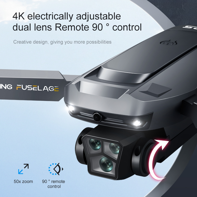 K811MAX Quadcopter Drone: Brus - Drone Gimbal Brushless ulasan dan harga