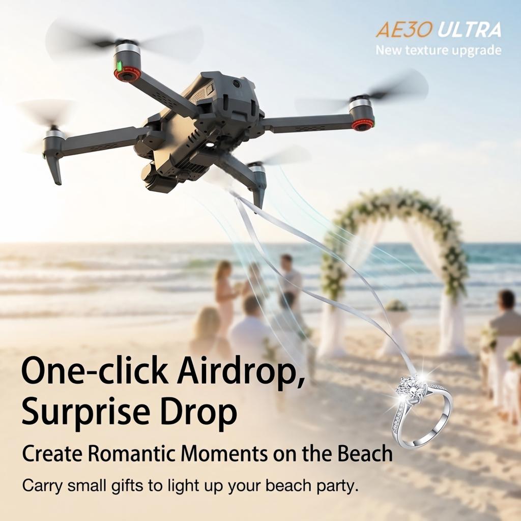 NEW AE30 Ultra GPS Drone 4K Pr - Drone Gimbal 3 Axis ulasan dan harga